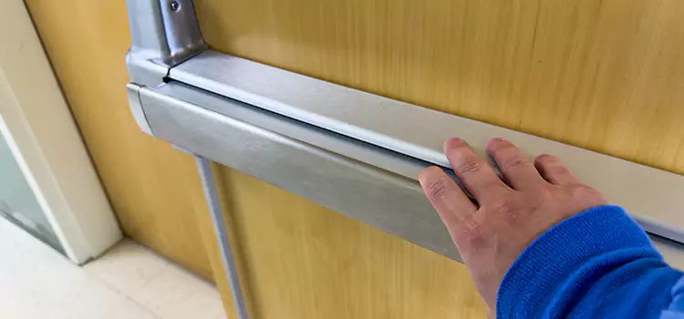 Installing a Push Bar on a Door Lakeland